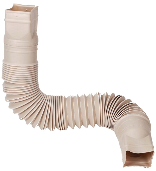 Flex-Drain Amerimax Home Products 85014 Flex-a-spout Tan