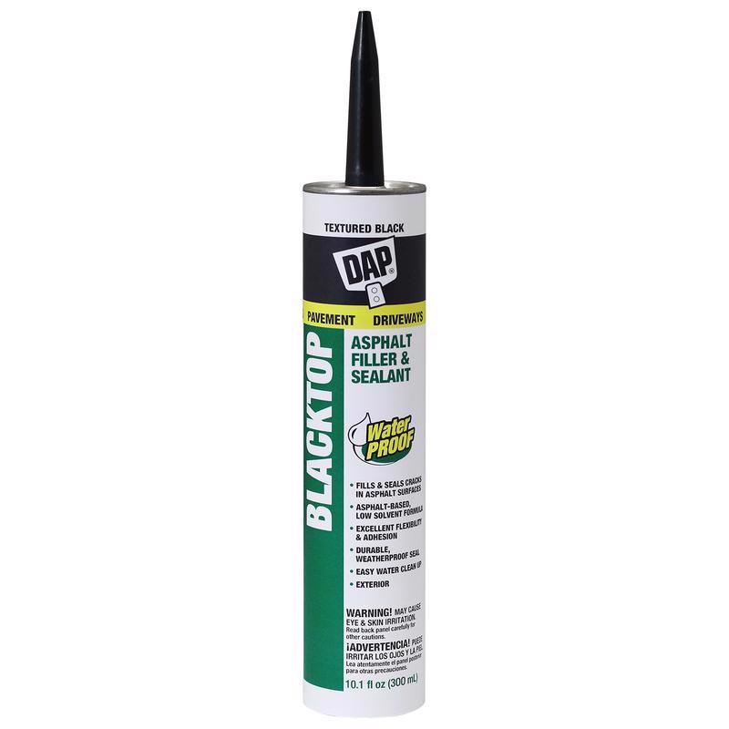 DAP 27065 18 Pack 10.1 oz. Blacktop Asphalt VOC-Compliant Filler and Sealant, Textured Black