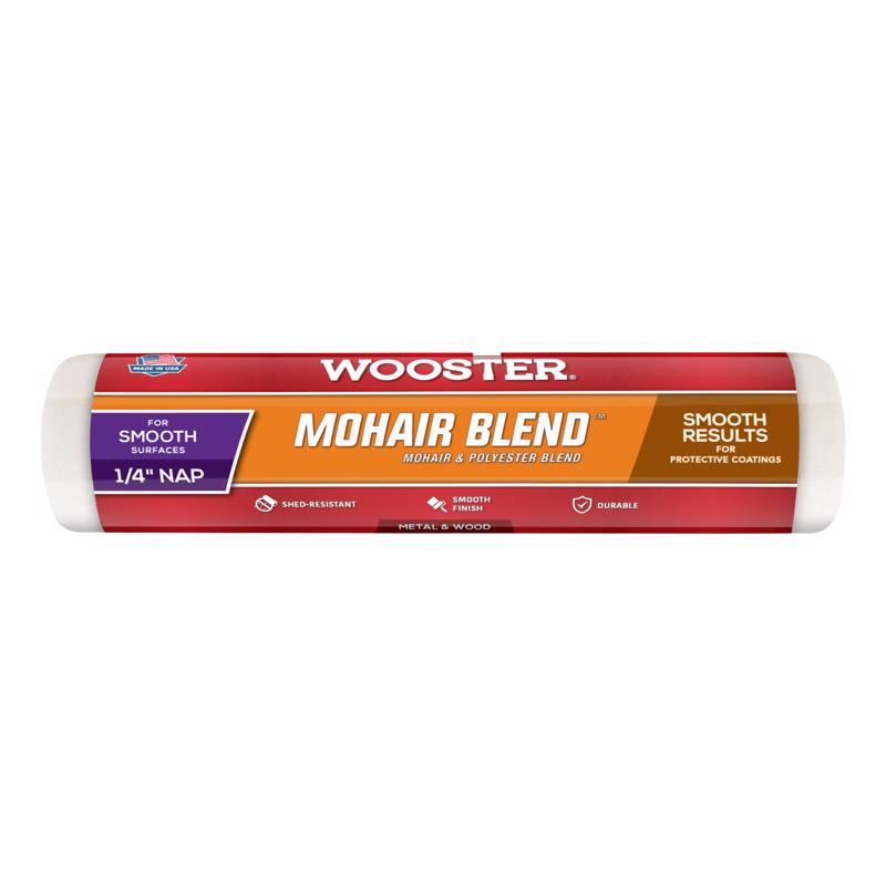Wooster Brush R207-9 Mohair Blend Roller Cover 1/4-Inch Nap, 9-Inch 1