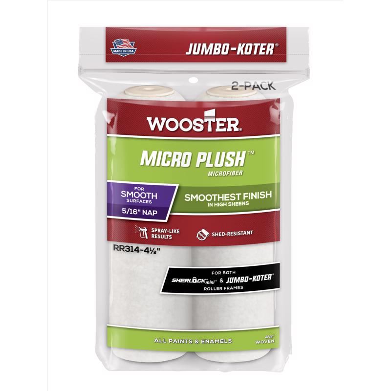 Wooster Brush Company RR314 RR314-4 1/2 Micro Plush, 4 1/2 Inch