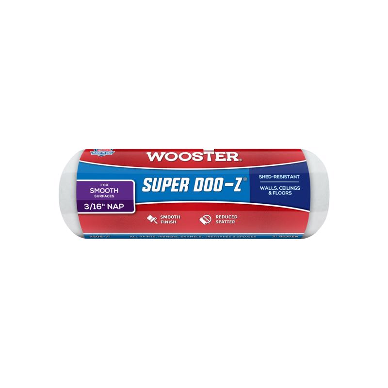 Wooster Brush R206-7 Super Doo-Z Roller Cover 3/16-Inch Nap, 7-Inch