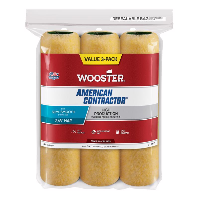 Wooster R568-9 R568 9" American Contractor 3/8" Na