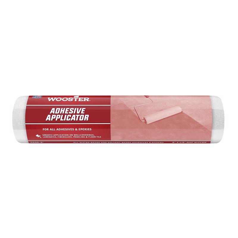 Wooster Brush R245-9 Adhesive Applicator Roller Cover, 1/8-Inch Nap, 9-Inch by Wooster Brush