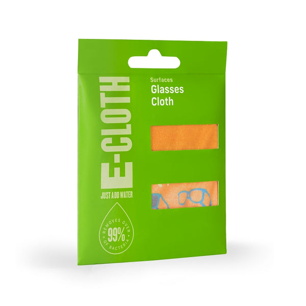 E-Cloth Glasses Cloth, Premium Microfiber Cleaning Cloth, Ideal Eyeglass and Lens Cleaner, Washable and Reusable, 100 Wash Guarantee, 1 Pack 10623