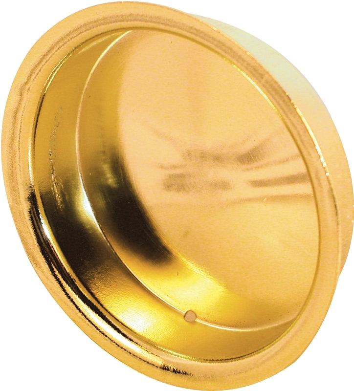 Prime-Line N 6765 N-6765 Round Lever Pull Handle, 1-3/4 in Diameter, Steel, Brass