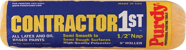 Purdy Contractor 1st 9 in. x 1/2 in. Knit Fabric Roller Cover - 1 Each 144688093