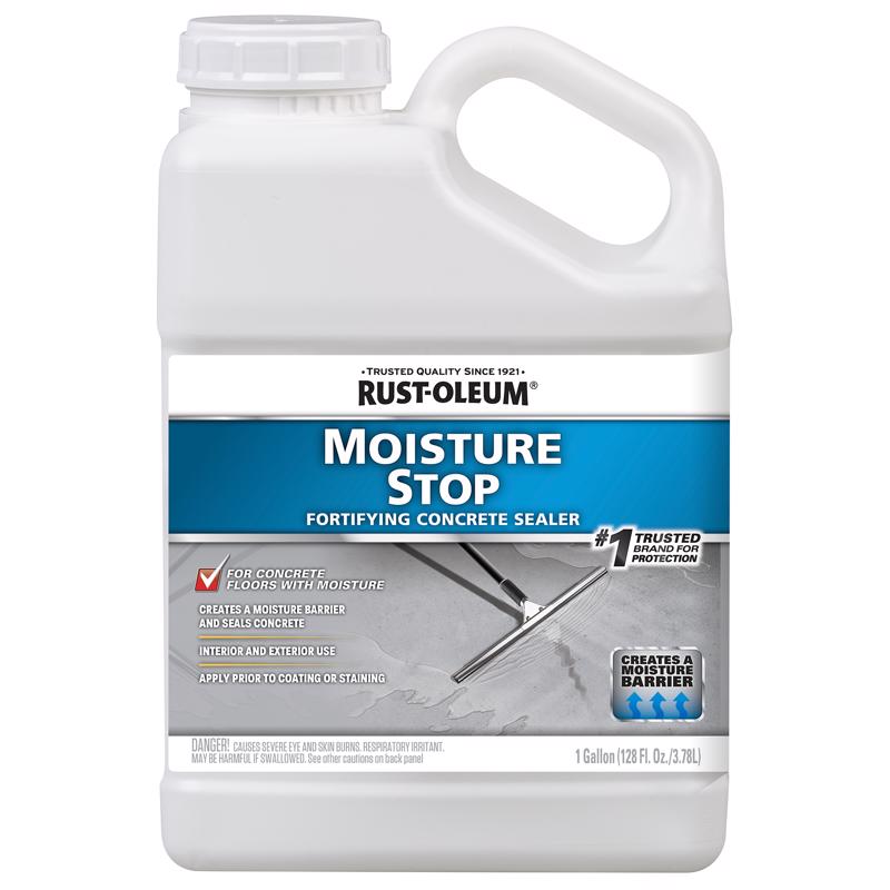 Rust-Oleum 301239 Concrete Moisture Stop Fortifying Sealer, Clear