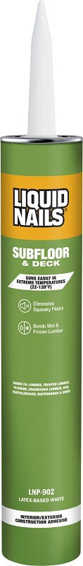 Liquid Nails Adhesive Subflr Deck Voc 28oz LNP-902