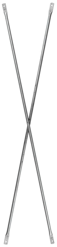 Metaltech M-MC2484 Cross Brace, 7' x 2' Steel Galvanized