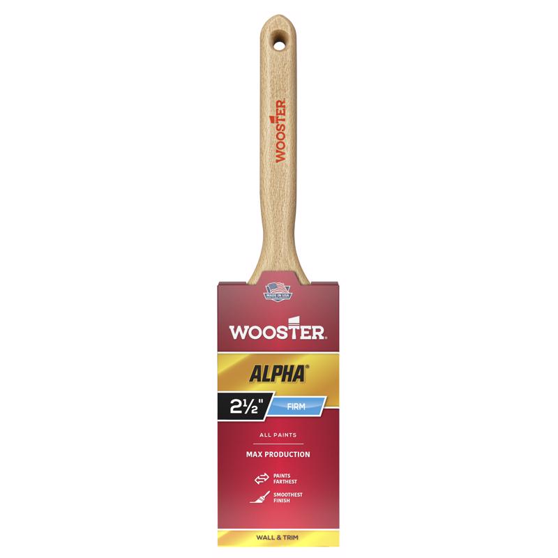 WOOSTER BRUSH 4232-2 1/2 Firm Sash Brush, 2-1/2"