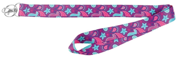 Hy-Ko Products Hy-ko Lan-118 2-Style Lanyard, Purple (Pack of 5)