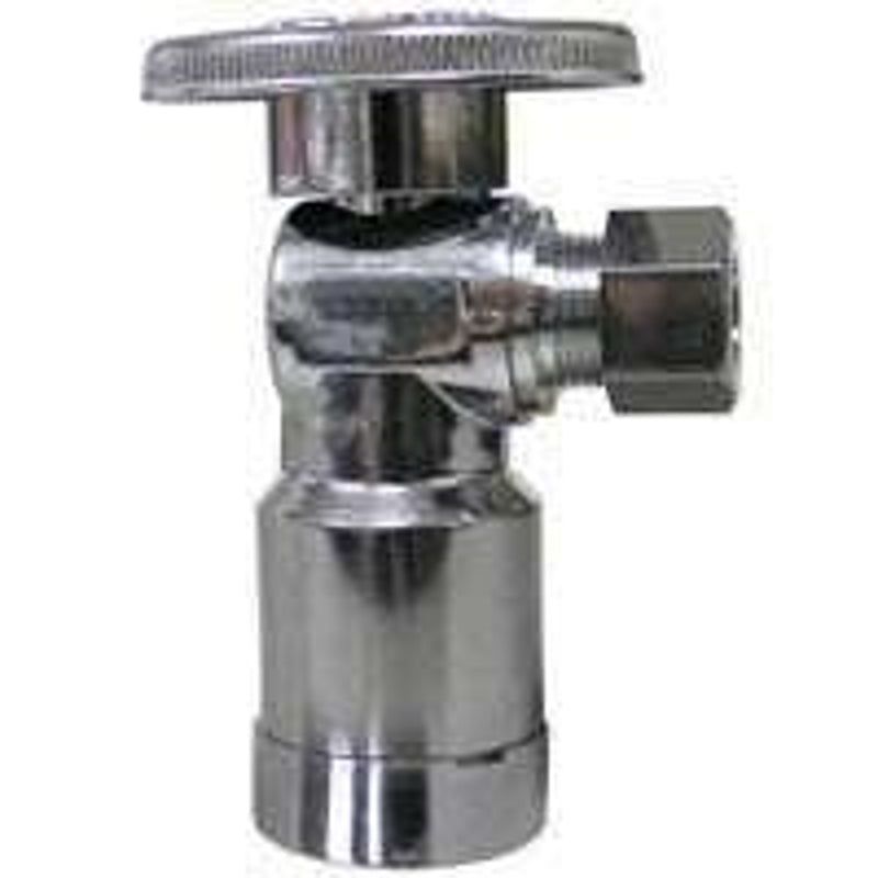 Plumb Pak PP2622POLFBG Turn Quick Connect Angle Stop Valve, 1/2 x 3/8