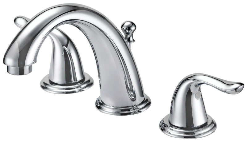 Faucet Lavatory 4in Wide 2hndl Chrome