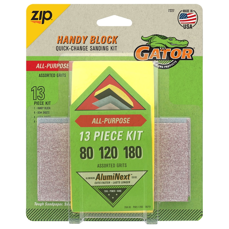NORTON ABRASIVES/ST GOBAIN 7227 Hook/Loop Block Kit