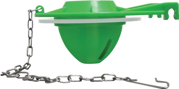 Plumb Pak K833-1 Adjustable Water Saving Toilet Tank Flapper for Use with 3 in. Flush Valve, 3-Inch, Green