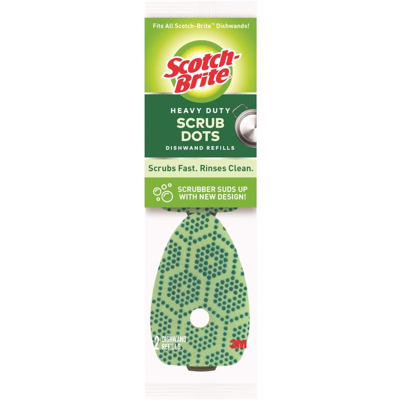 Scotch-Brite Odor Resist Heavy Duty Dishwand Refills , 2 Count
