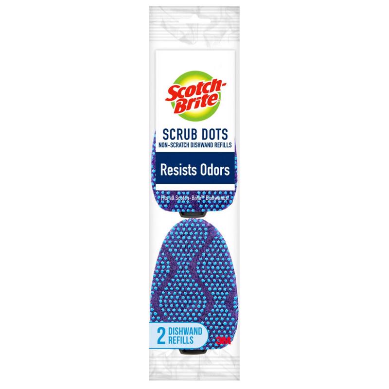 Scotch - Brite Scrub Dots Non-Scratch Dishwand Refills (Pack of 4)