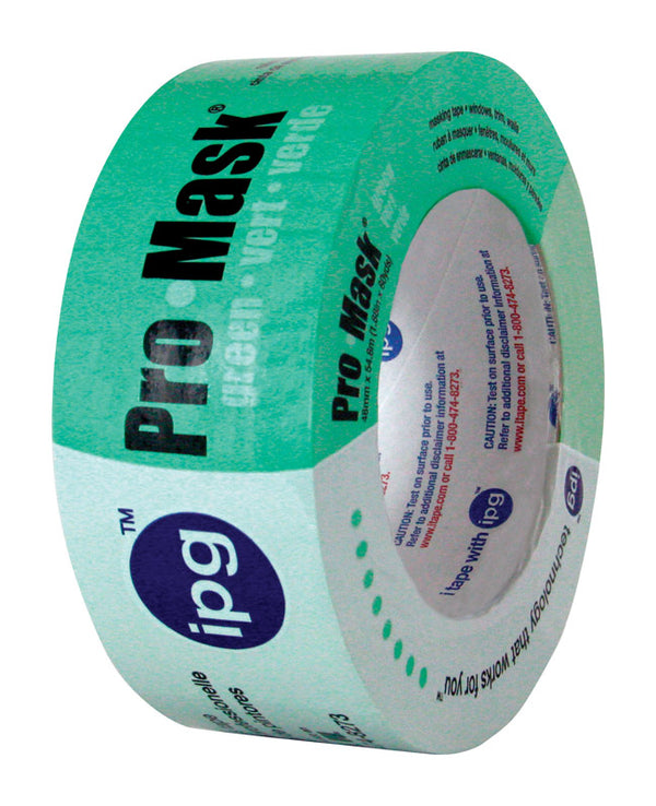 IPG ProMask Green, 8-Day Painter's Tape, 1.88" x 60 yd, Green, (Single Roll) 5805-2