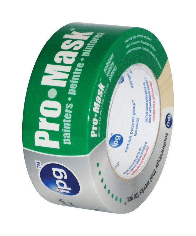 IPG ProMask Painters 1-Day Painter's Tape 1.88" x 60 yd Tan (Single Roll)
