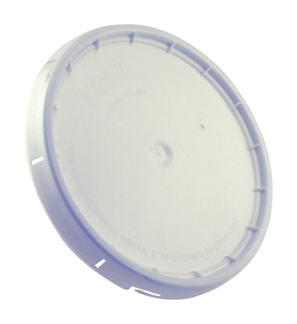 Leaktite White 5 gal. Plastic Bucket Lid 1044418
