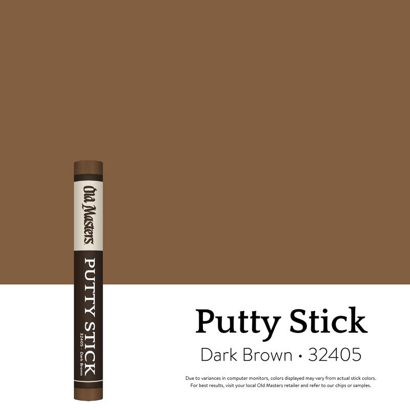 Old Masters 32405 Dark Brown Putty Stick