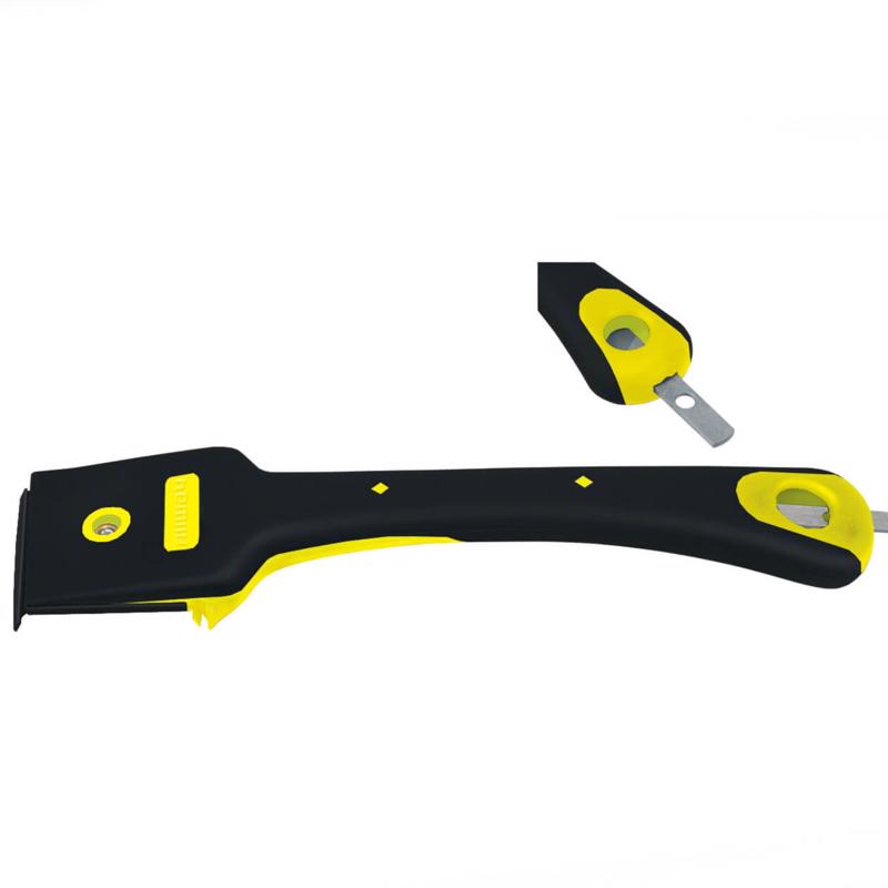 Allway Tools 2-1/2-Inch 4-Edge Soft Grip Scraper with File in Handle