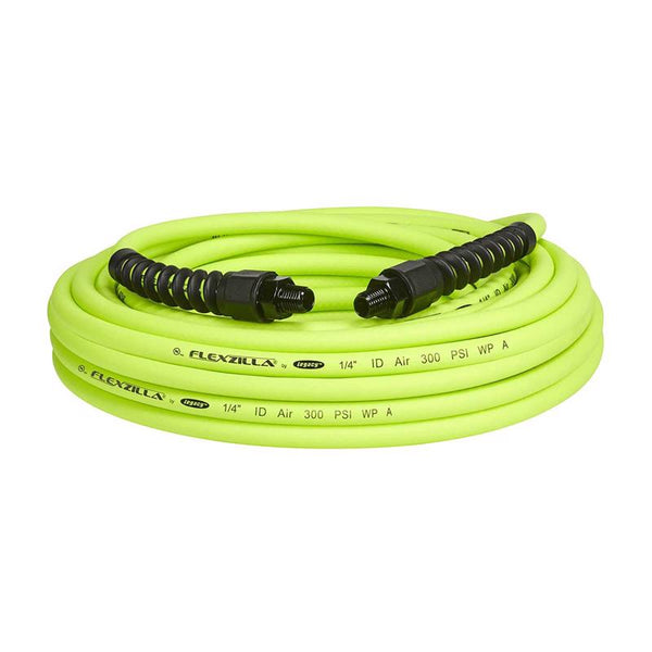 Legacy Manufacturing Flexzilla Pro Air Hose, 1/4 in. x 50 ft., Heavy Duty, Lightweight, Hybrid, ZillaGreen - HFZP1450YW2