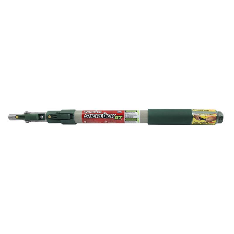 Wooster Brush SR097 Sherlock GT Convertible Extension Pole, 1-2 feet,Silver/Black
