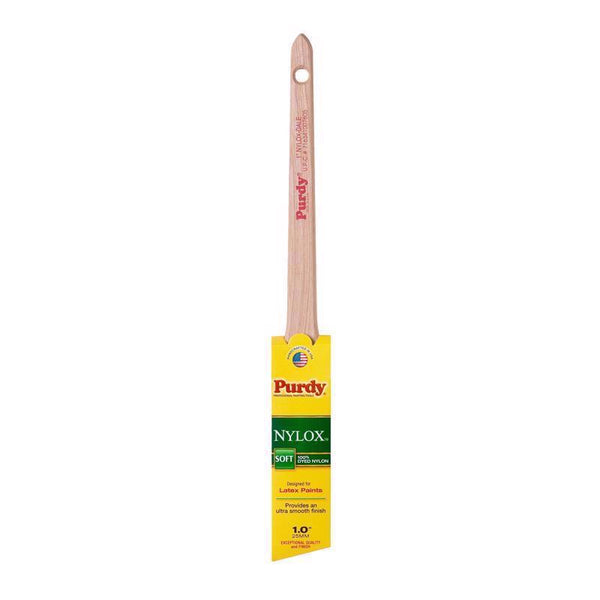 Purdy 144080210 Nylox Series Dale Angular Trim Paint Brush, 1 inch