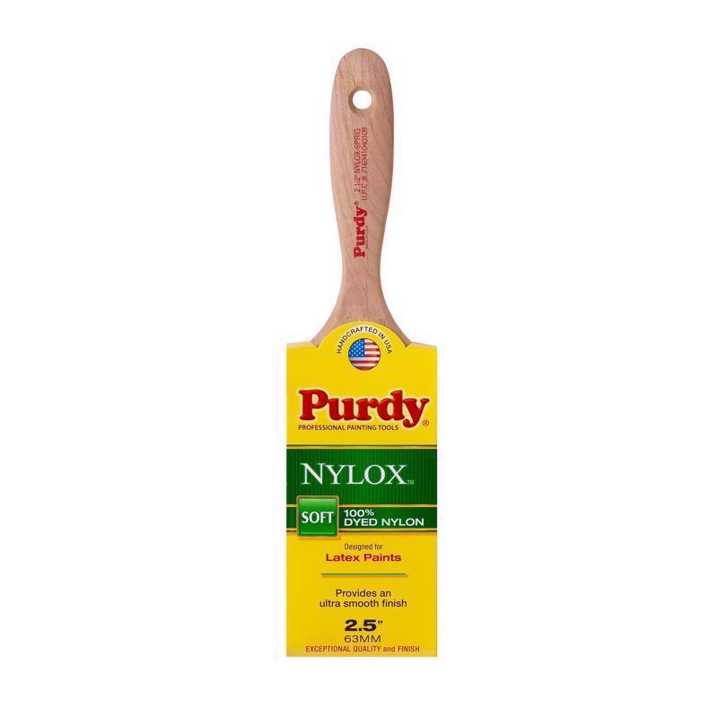 Purdy 144380225 Nylox Series Sprig Flat Trim Paint Brush, 2-1/2 inch
