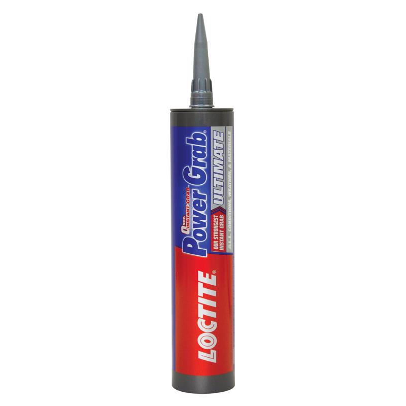 Loctite 1989550 9-Ounce Power Grab Ultimate Construction Adhesive, White (12 Pack)