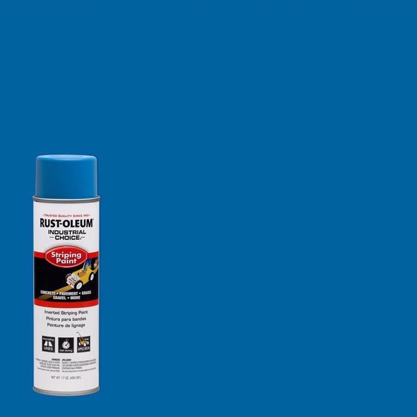 Rust-Oleum 263446 Industrial Choice Inverted Striping 18 oz Spray Paint, Dark Blue/Blue