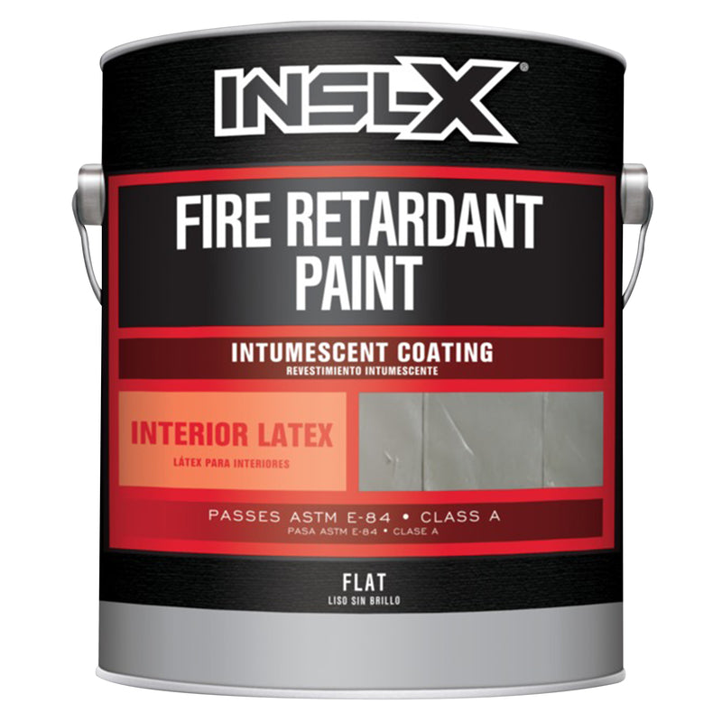 INSL-X Fr210099-01 Fire Retardant Latex Paint, White, 1 Gallon