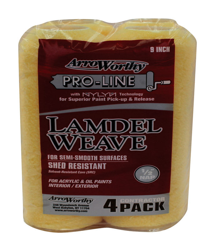 Arroworthy 9fld4-4pk Nap Maize Roller Cover 9'' X 1/2''