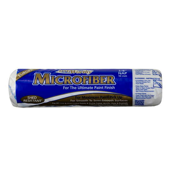 Arroworthy Pro-Line Microfiber 9 in. W x 3/8 in. Paint Roller Cover 1 pk - Case Of: 1 9MFR3 0900