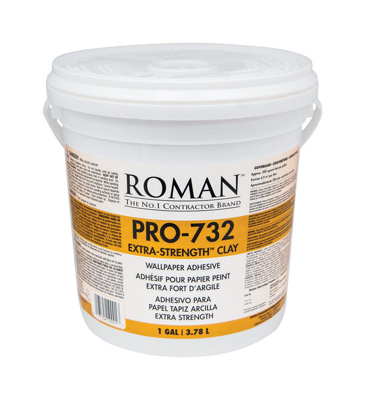 Roman 010001 PRO-732 1 gal Extra Strength Wallpaper Adhesive