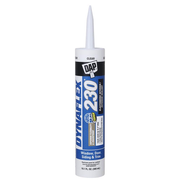 Dap Dynaflex 230 10.1 oz. Clear Premium Exterior/Interior Window, Door and Trim Sealant 7079818304