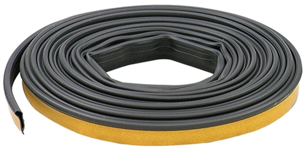 MD Building Products 68668 1/2-Inch by 20-Feet Silicone Door Seal, 1/2" x 20', Black|Blacks