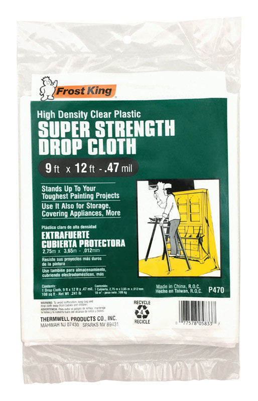 Frost King P470 Super Strength High Density Drop Cloth, White