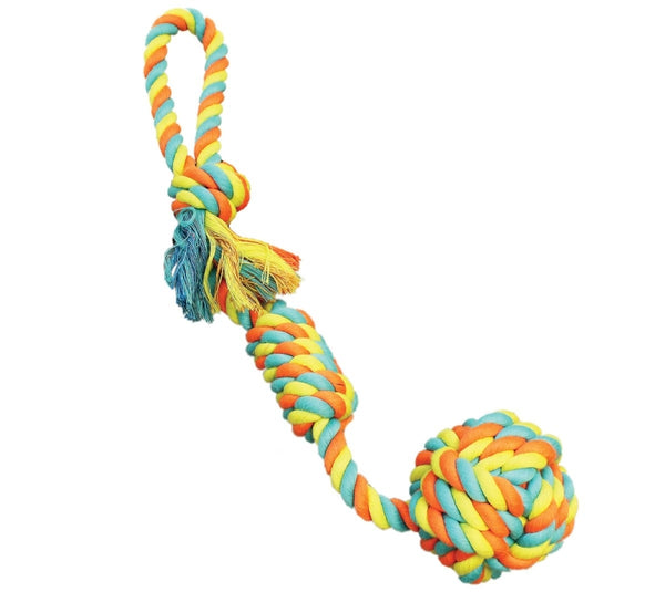 Boss Pet Chomper Rope Ball Tug WB15513