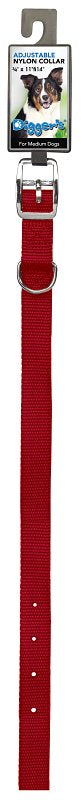 Boss Pet 2971601 0.75 x 16 in. Nylon Collar44; Red - Pack of 3