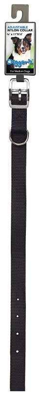 Boss Pet Products Pdq Dog Collar 16 In., 3/4 In. W Nylon Black 2971603