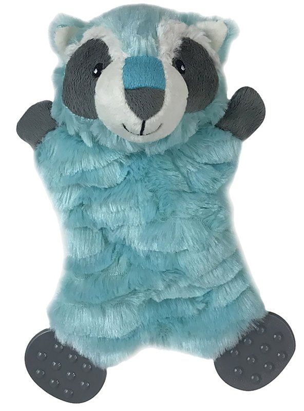 Pet Park BLVD Raccoon Flattie Plush Dog Toy, 9.5" US2206 13