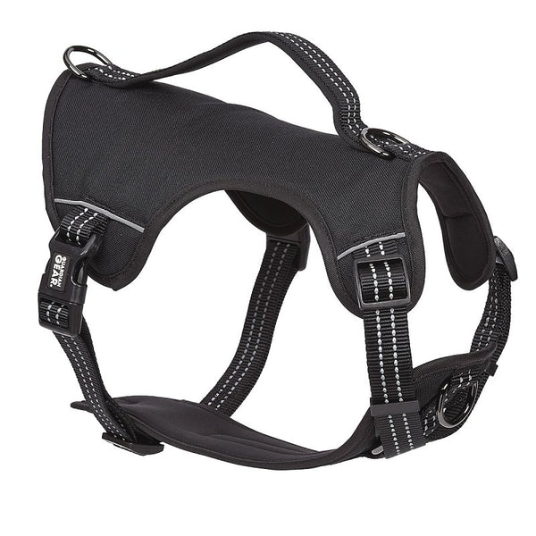 Guardian Gear GG Reflective Nylon Harness L Blk ZA0031 20 30