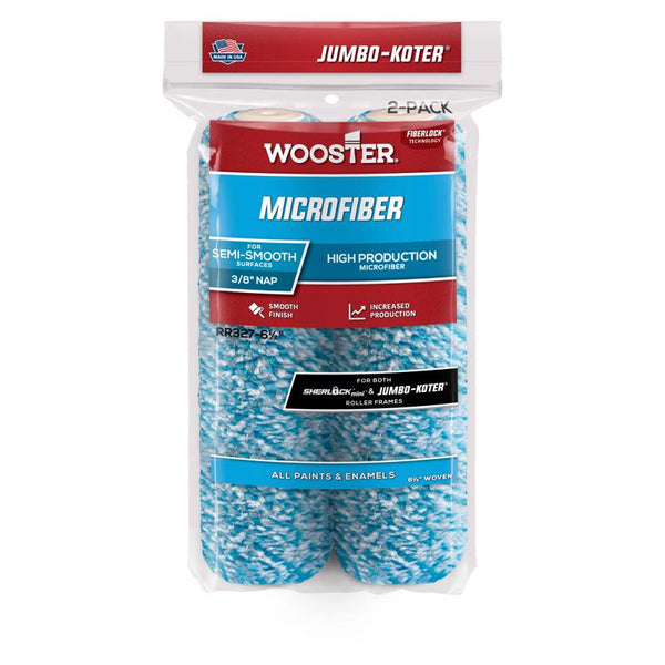 Wooster Brush RR327-6 1/2 Microfiber Paint Roller, 6.5
