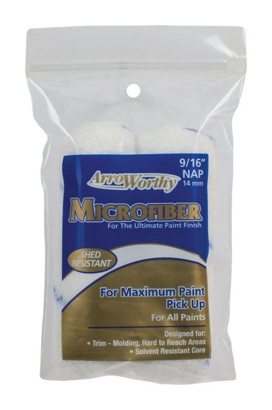Arroworthy 4-mfr4t/p Microfiber Twin Pack Mini Roller, 4" X 9/16"