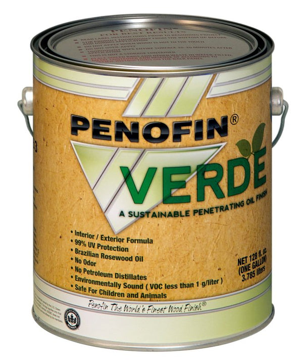 Natural 733921700895 Penofin Verde Sustainable Wood Finish, 1-Gallon, Size, 128 Fl Oz F0VNAGA