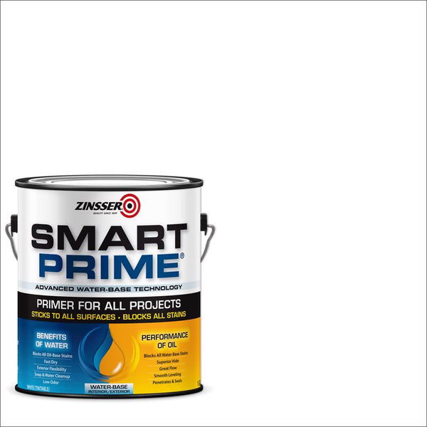 Zinsser Rust-Oleum 249729 Smart Prime Primer, 1-Gallon, White