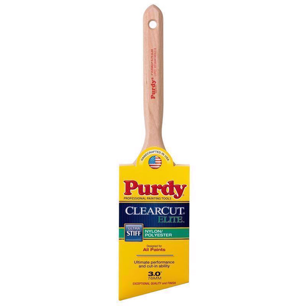 Purdy 144152830 Clearcut Elite Glide Trim Brush, One Size, Multi