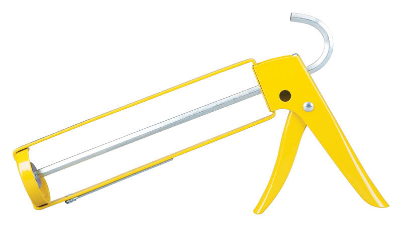 Dripless Contractor Professional Open-Frame Hex Rod Caulk Gun SH200 | No Drip Metal Caulking Gun for 10oz Sealant and Adhesive Silicone Cartridges or Tubes | 10:1 Thrust Ratio | Contractor Grade